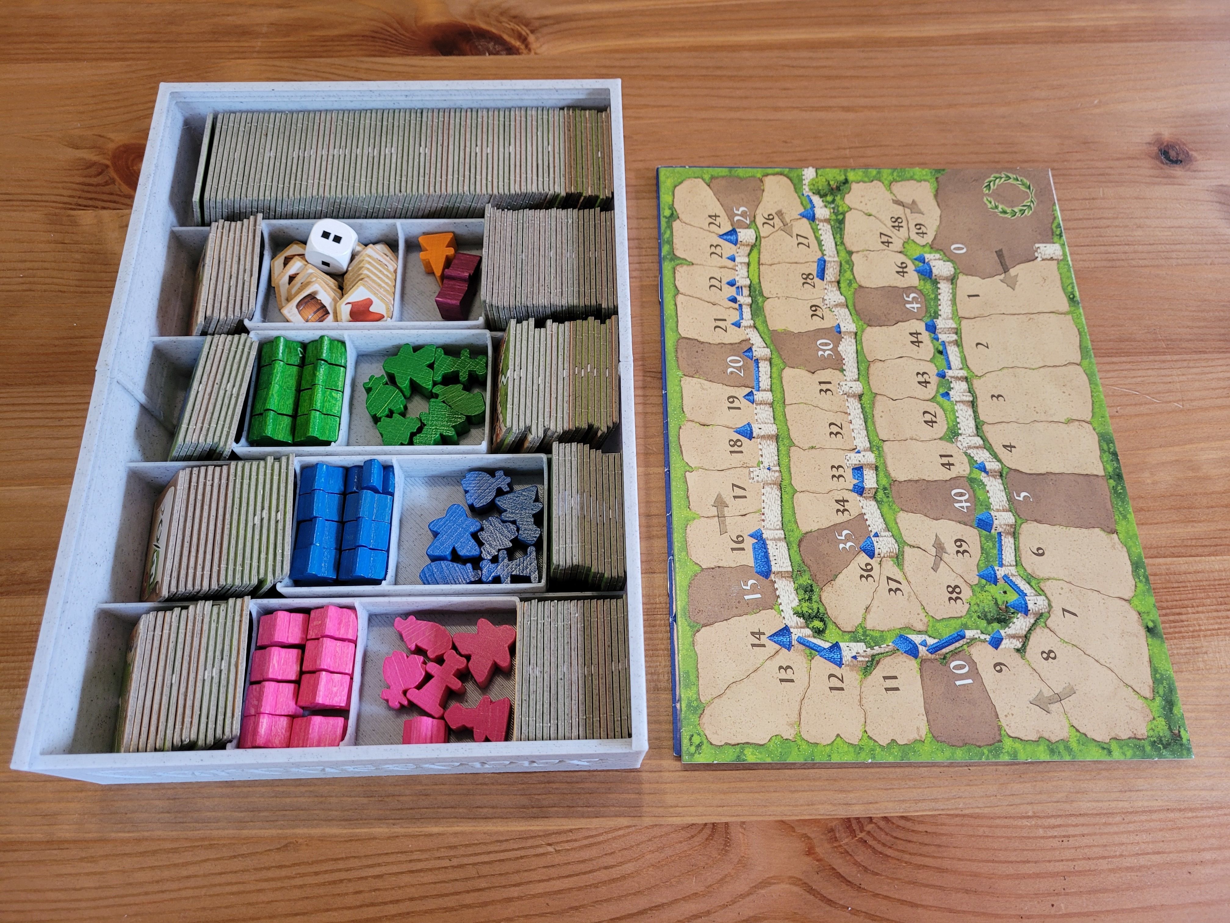 Carcassonne Big Box Storage Upgrade 3D print model_3