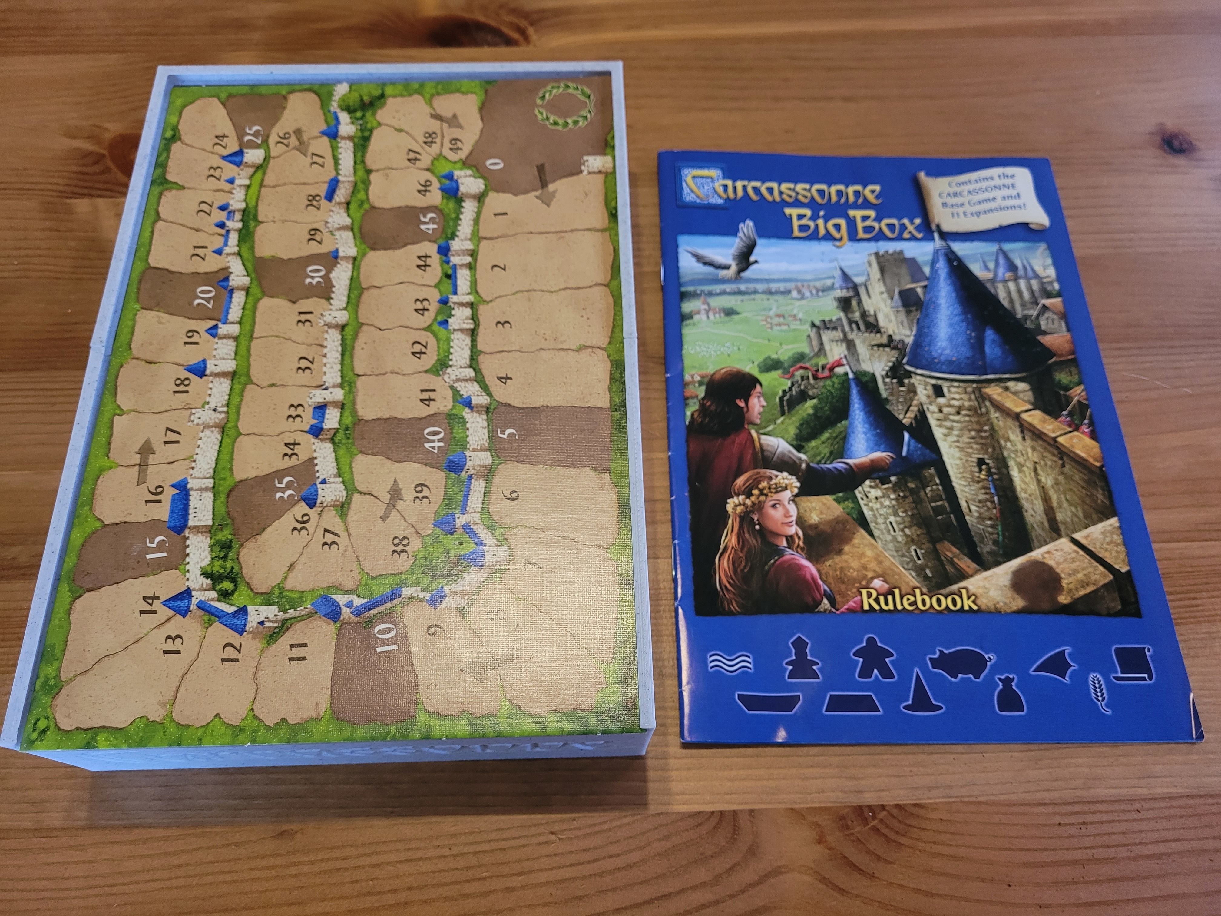 Carcassonne Big Box Storage Upgrade 3D print model_2