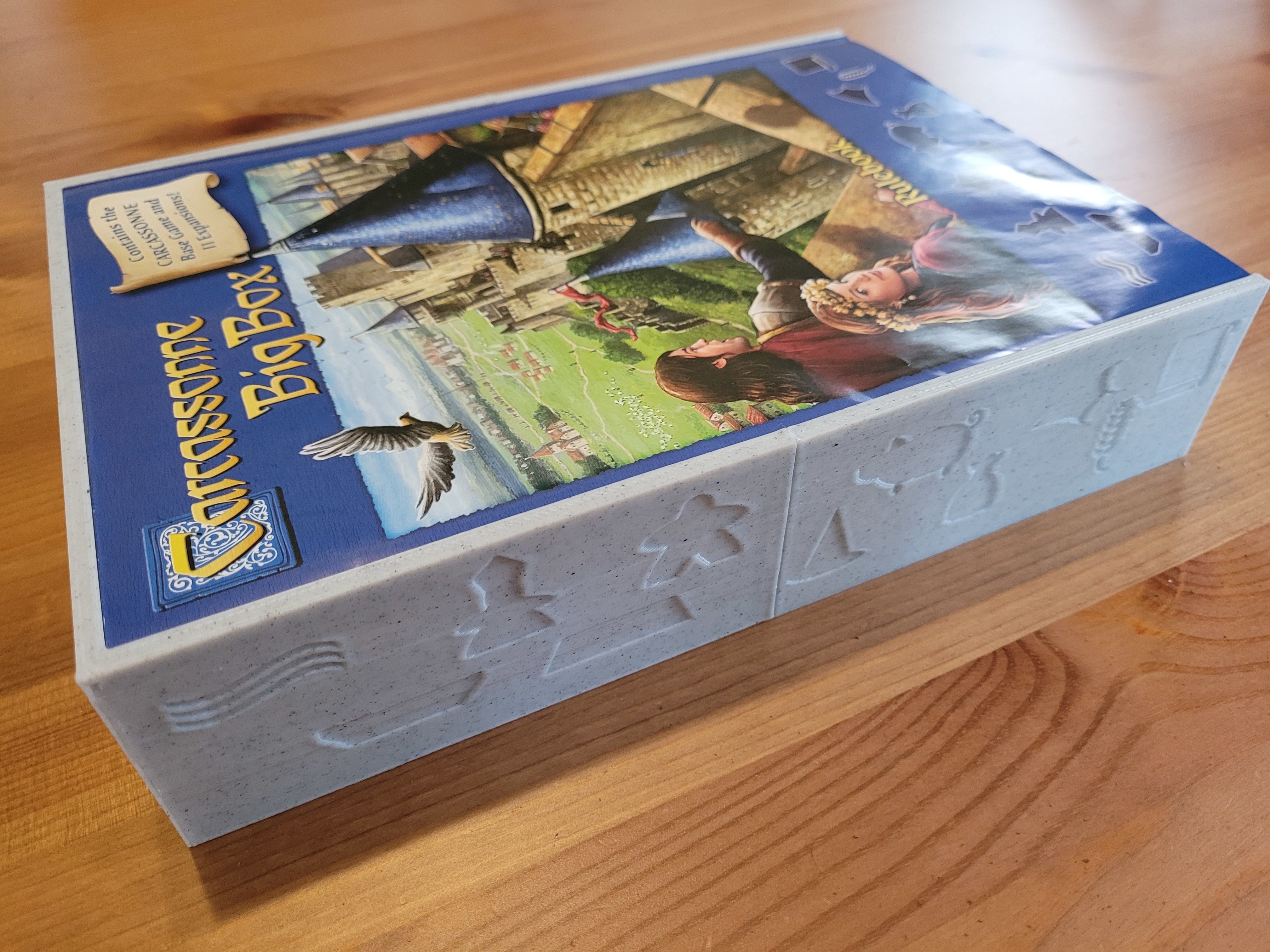Carcassonne Big Box Storage Upgrade 3D print model_1