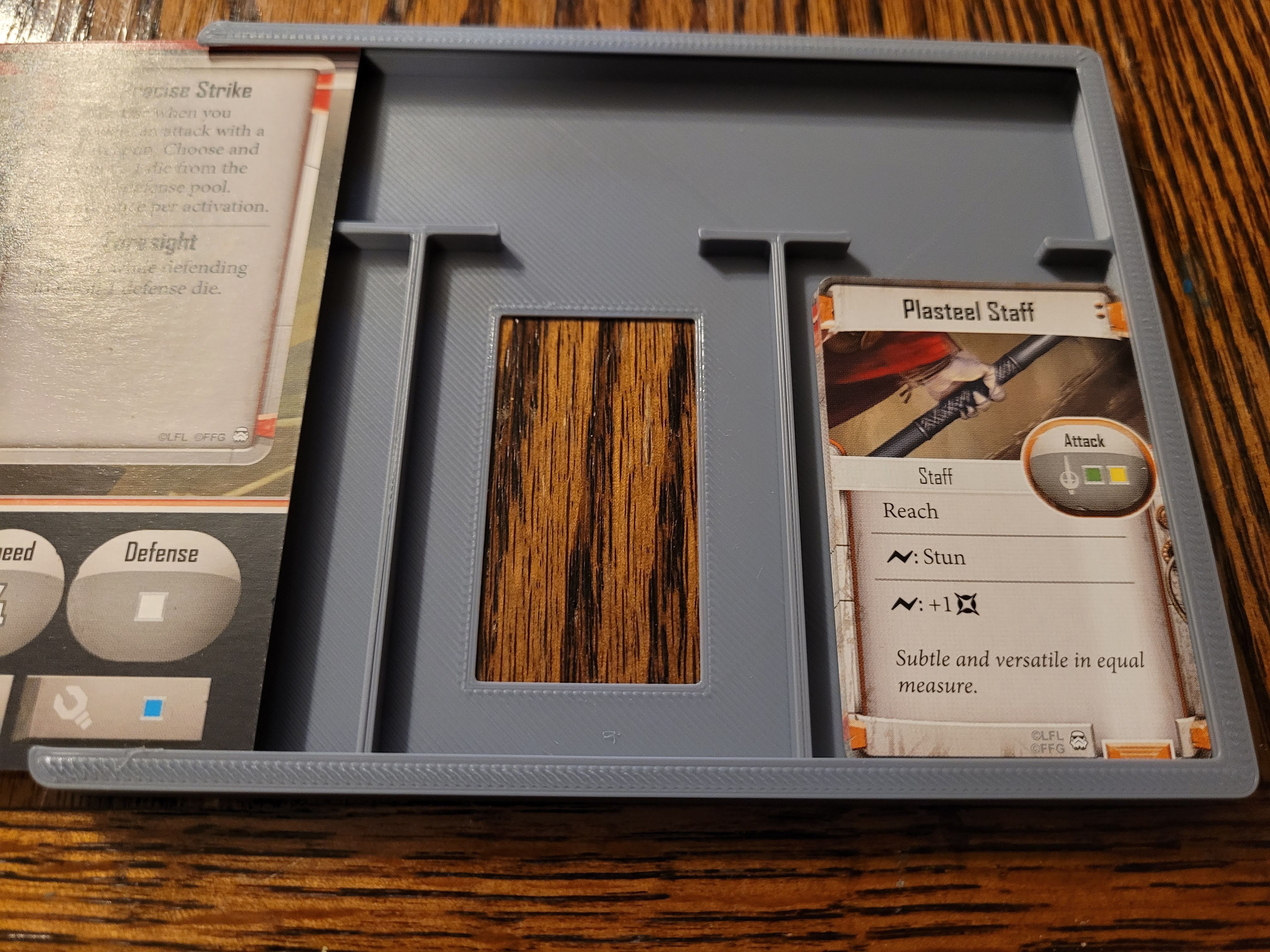 Minimalist Hero Dashboard for Imperial Assault 3D print model_1