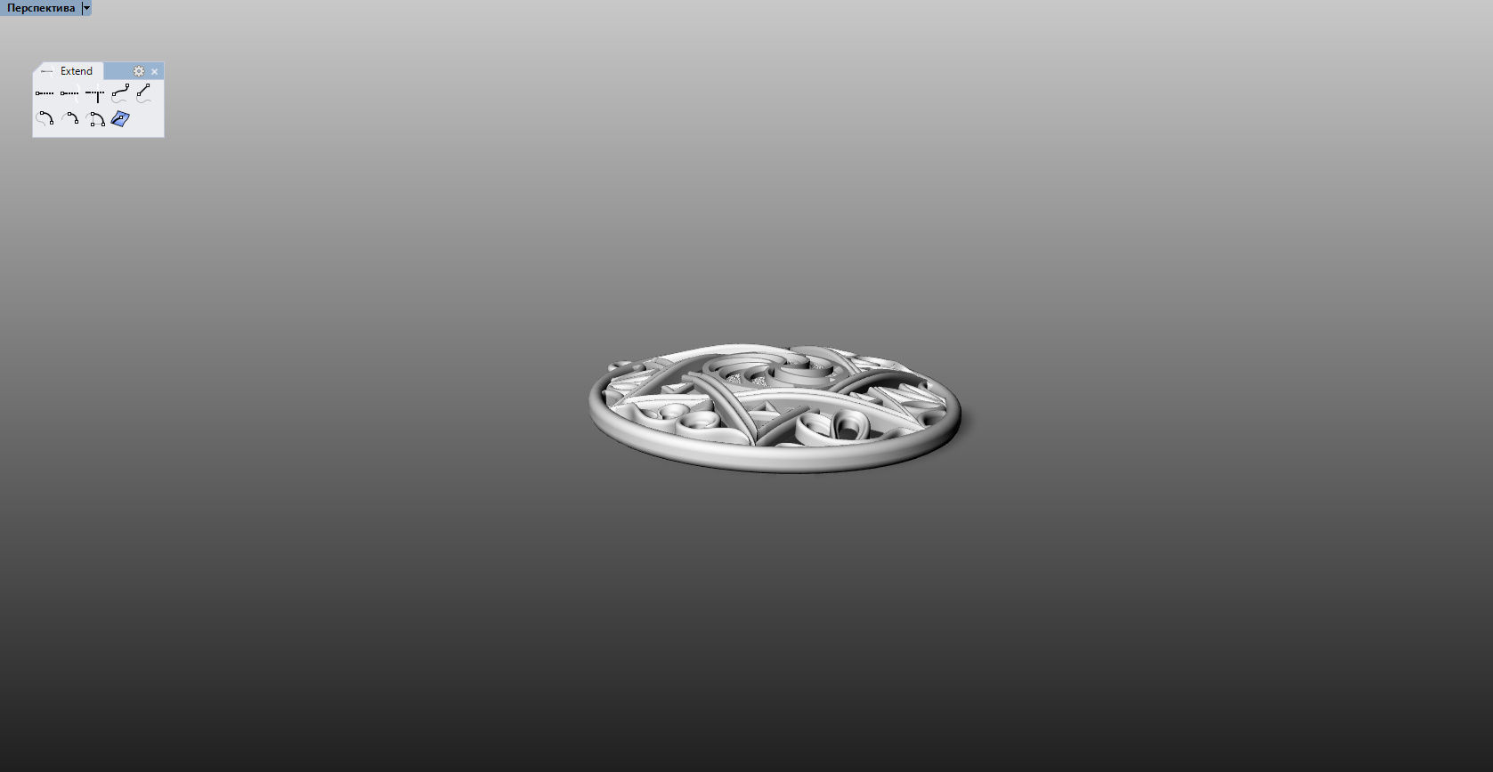 Pendant Star Of David With Ornaments 3D print model_13