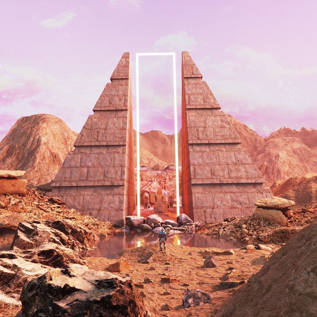 The Land of Old Gods 3D model_3