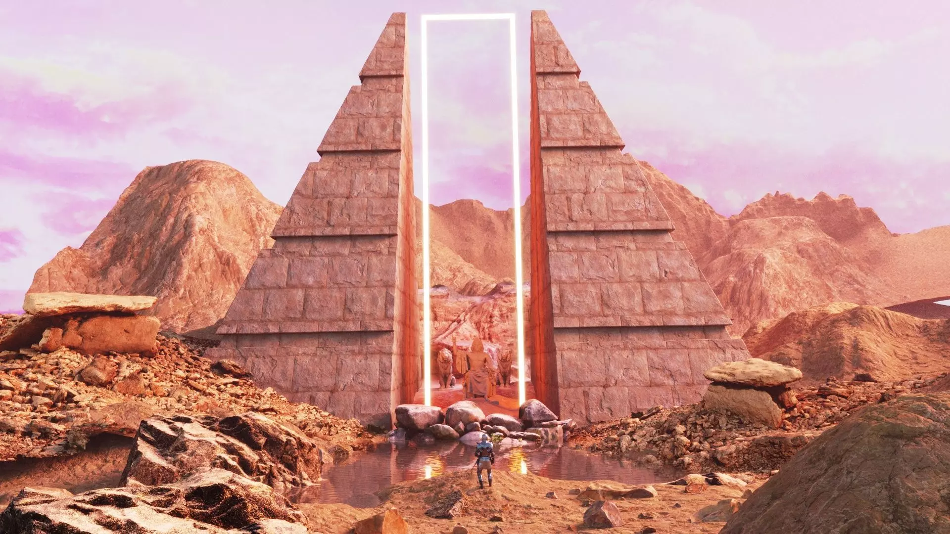 The Land of Old Gods 3D model_0