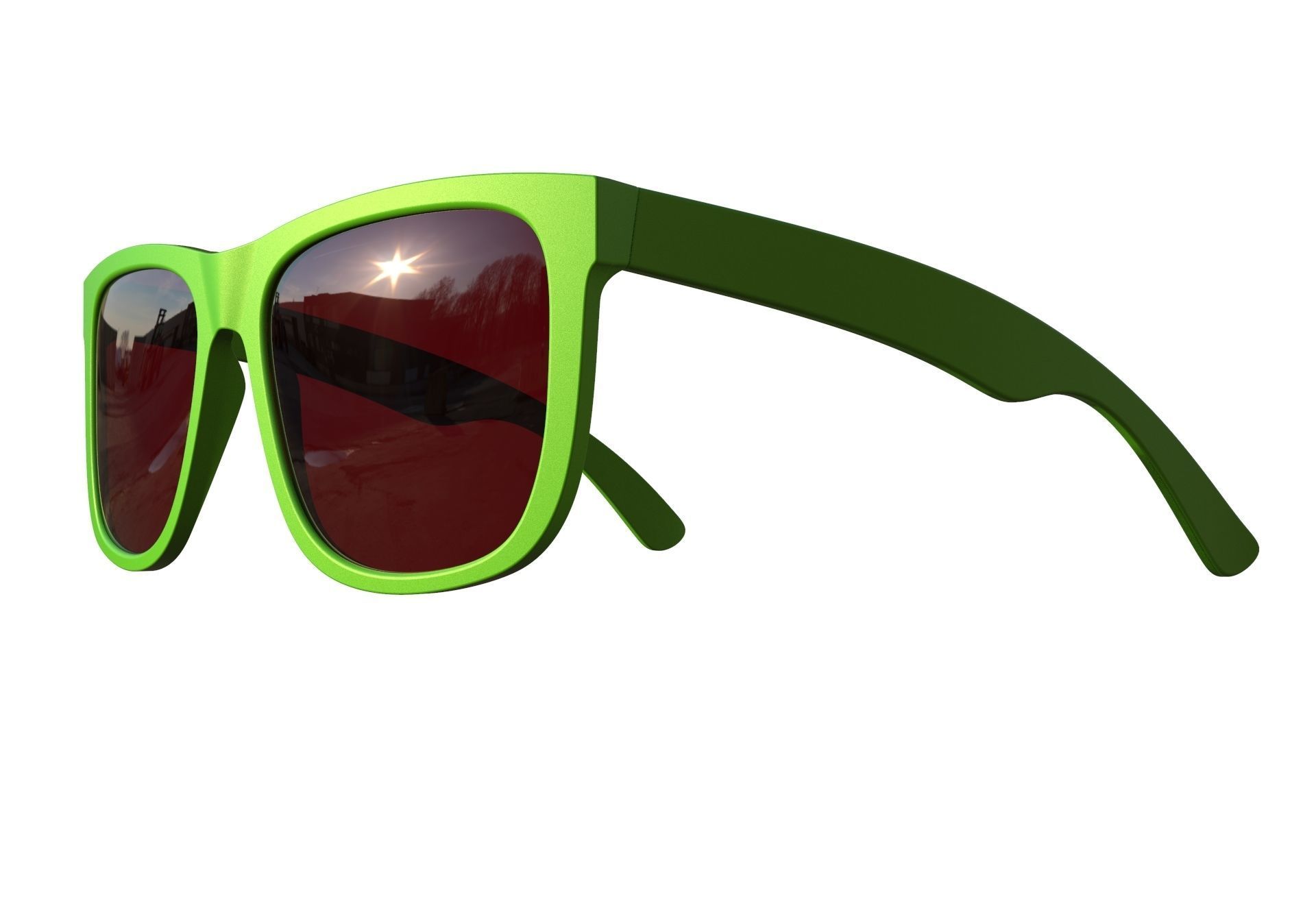RayBan 4165 3D model_8
