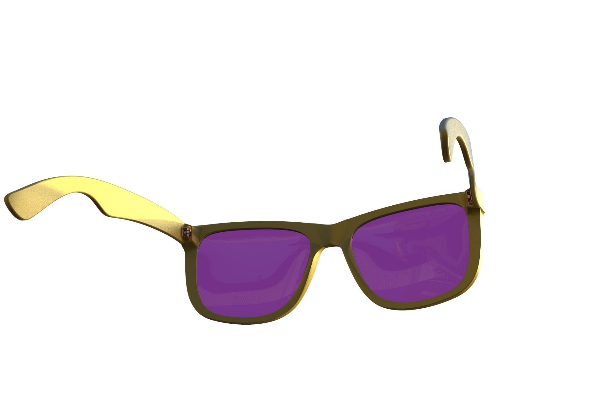 RayBan 4165 3D model_12