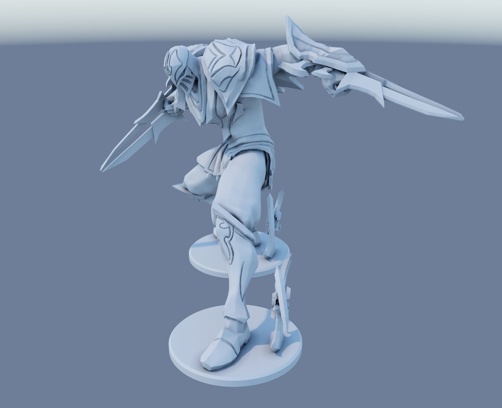 Zed 3D model figure 3D print model_6