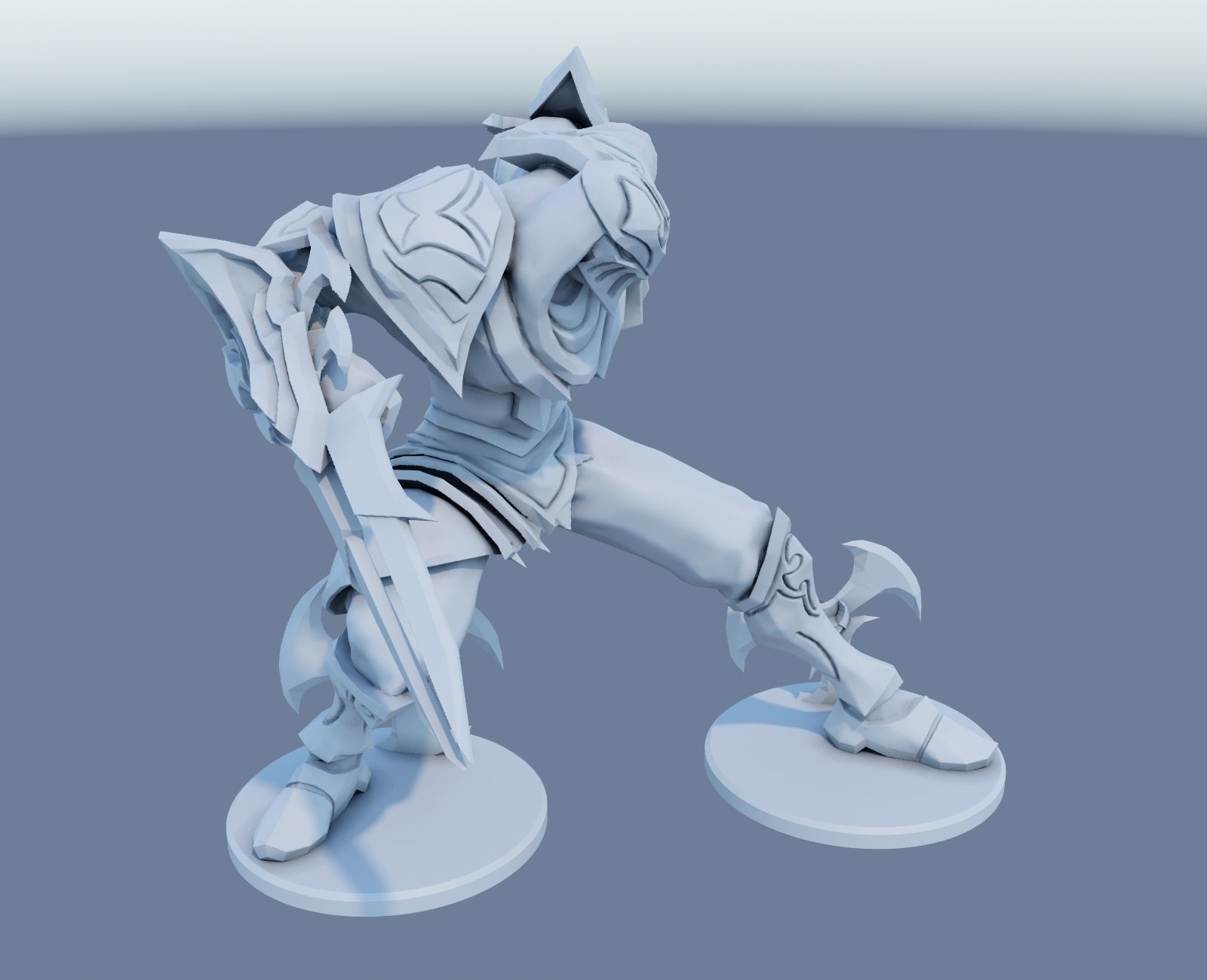 Zed 3D model figure 3D print model_3
