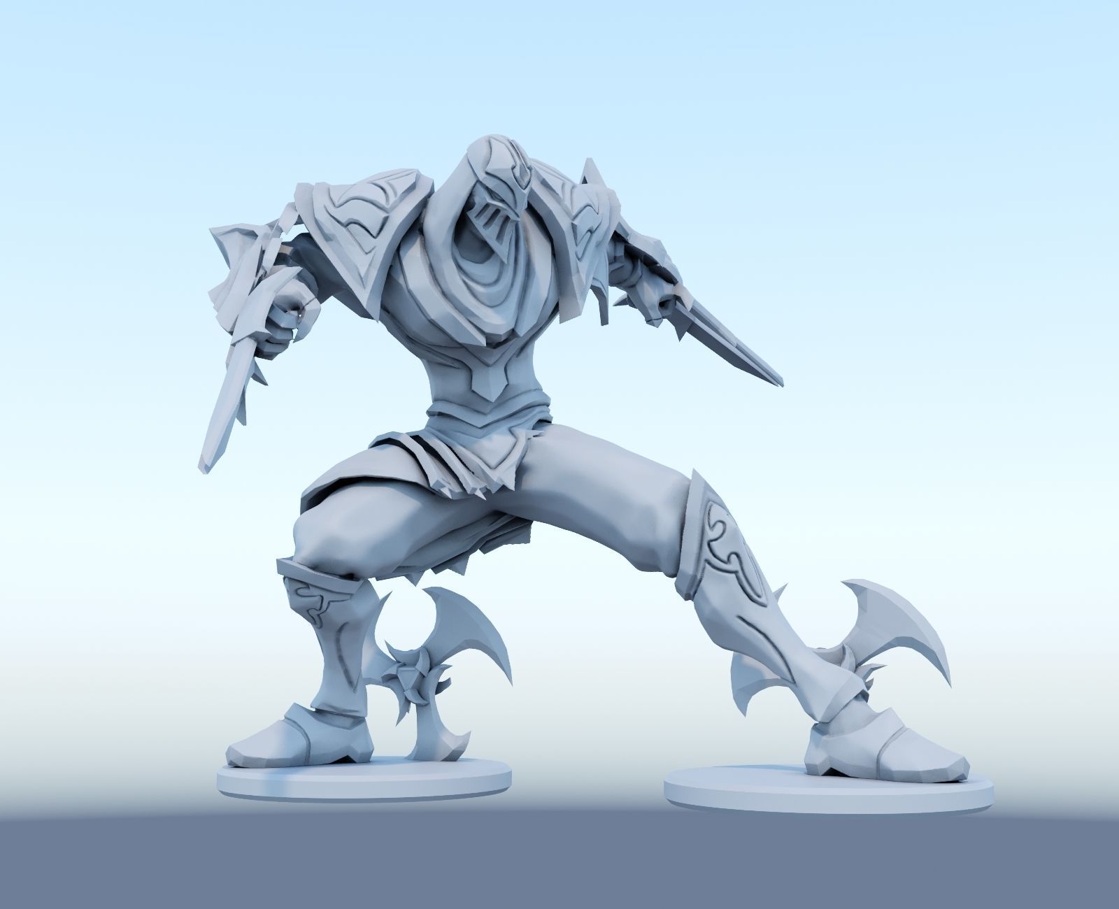 Zed 3D model figure 3D print model_8