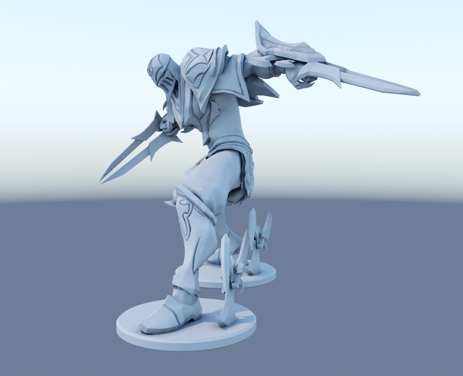 Zed 3D model figure 3D print model_9