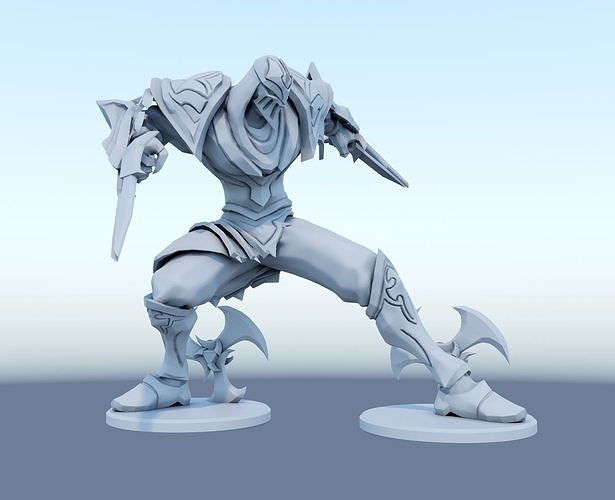 Zed 3D model figure 3D print model