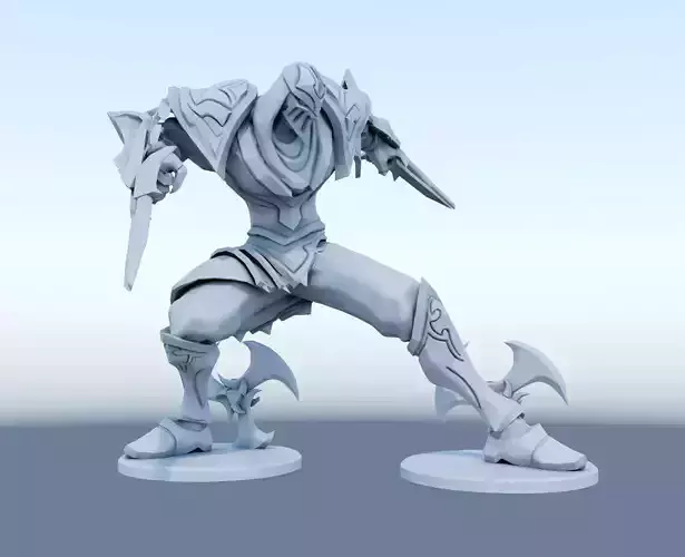 Zed 3D model figure 3D print model