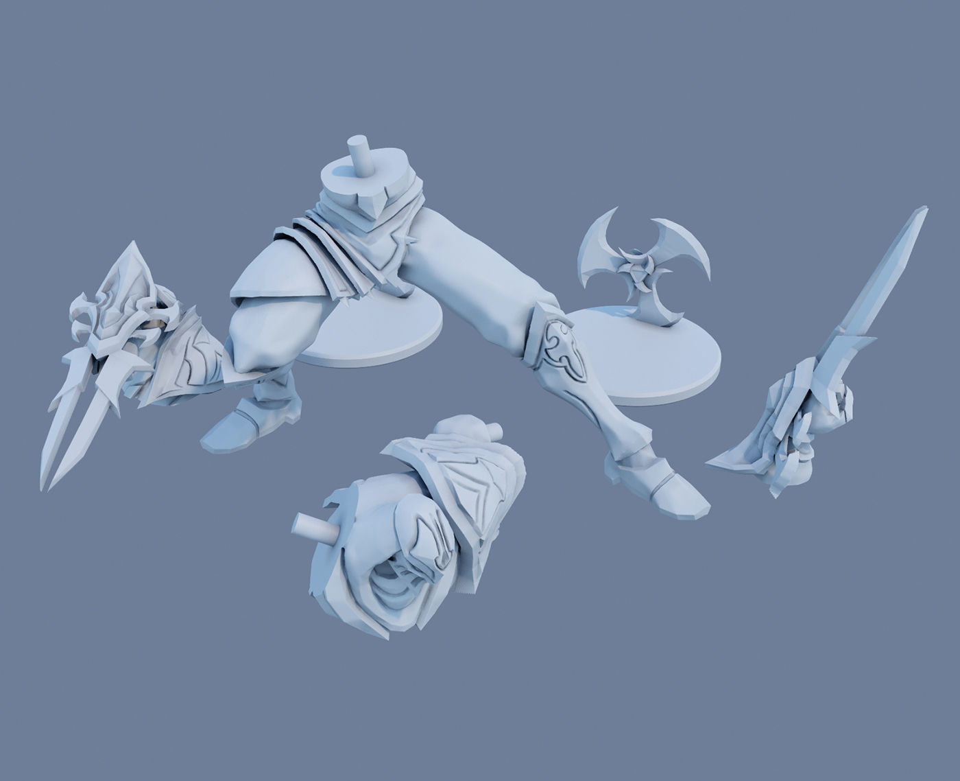 Zed 3D model figure 3D print model_10