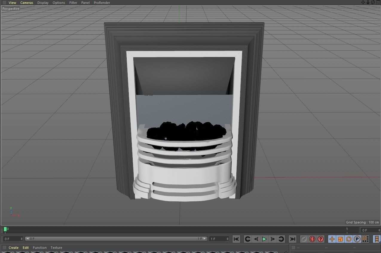 Fireplace 3D Model 3D model_9