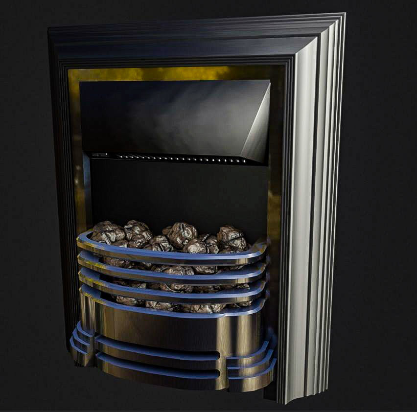 Fireplace 3D Model 3D model_6