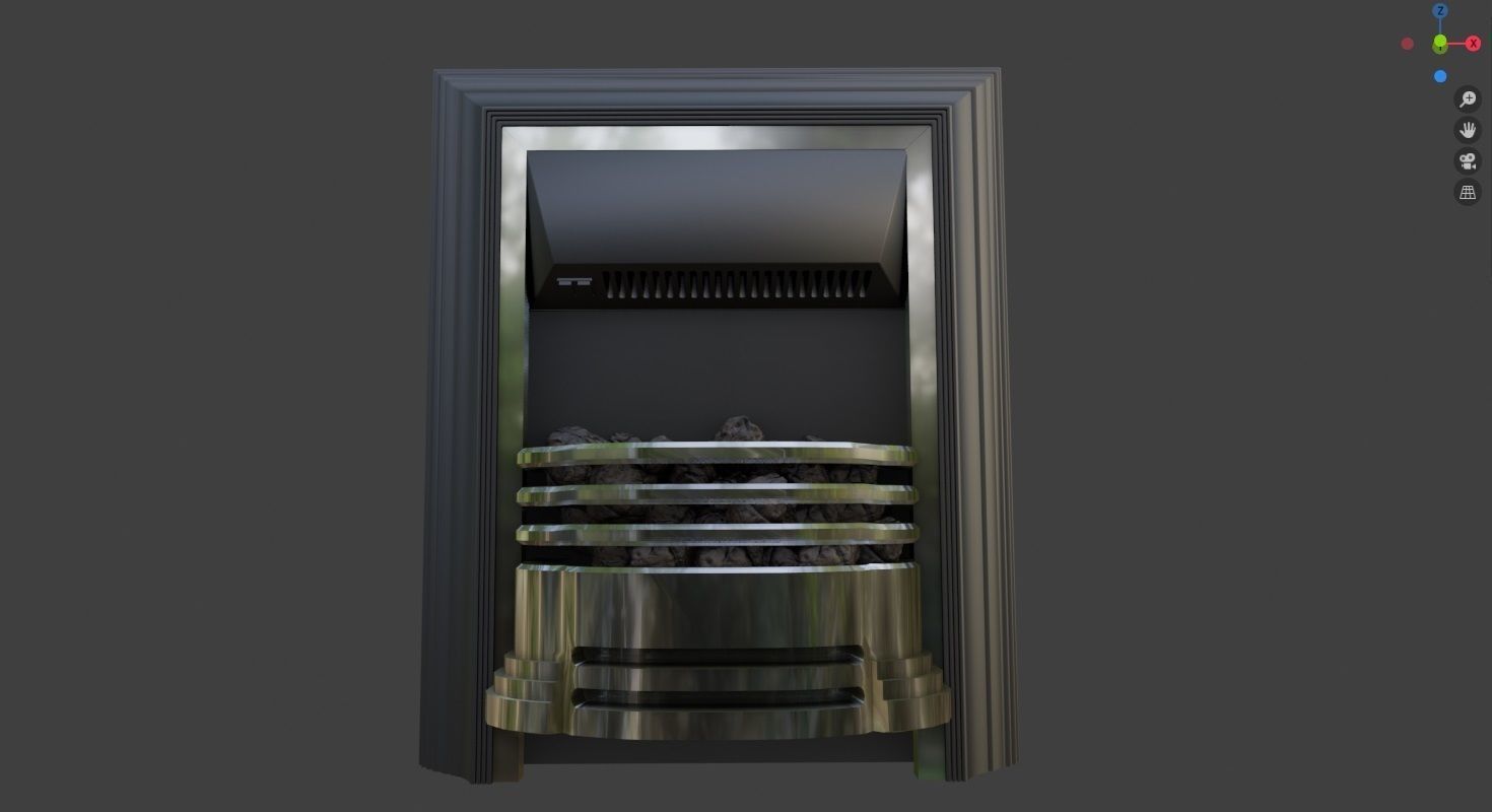 Fireplace 3D Model 3D model_10