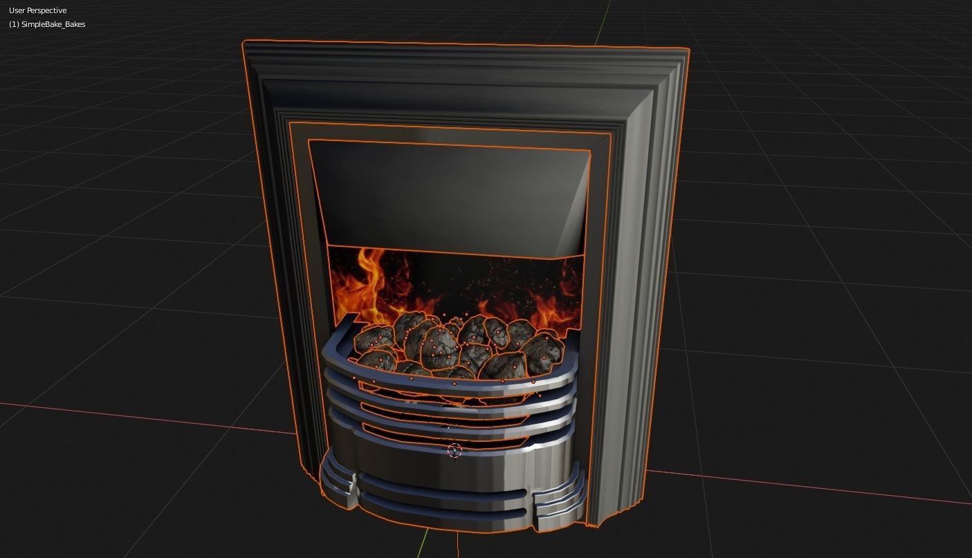 Fireplace 3D Model 3D model_7