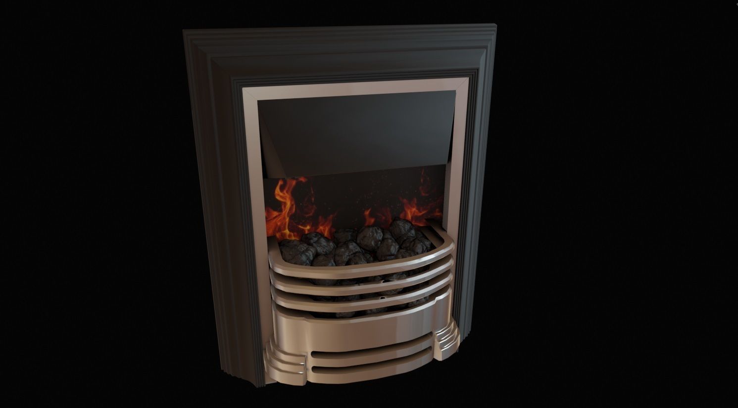 Fireplace 3D Model 3D model_11