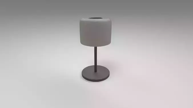 Modern Lamp - Low Poly and High Poly