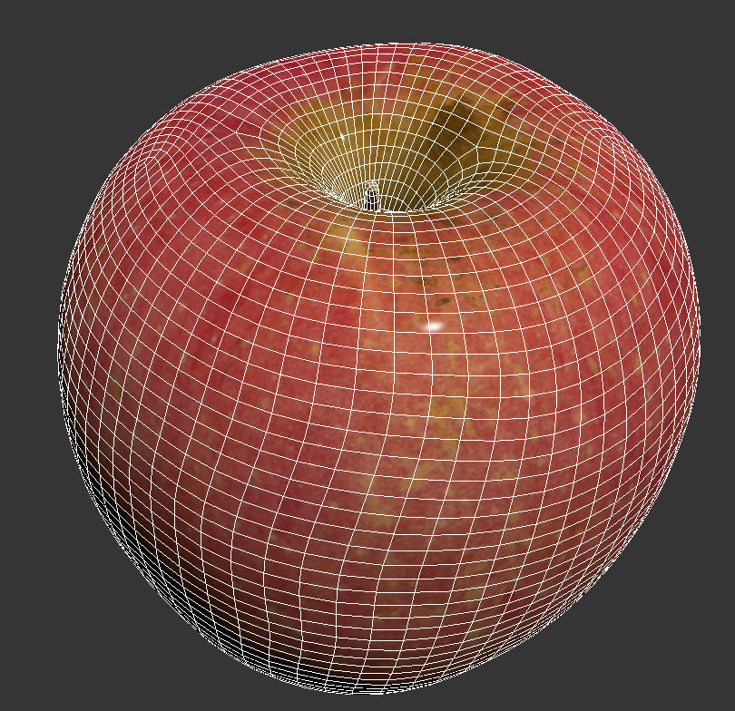 Apple 3D model_8
