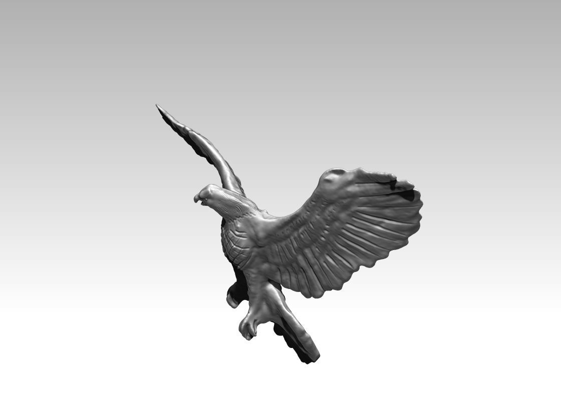 Flying eagle 3D print model_1
