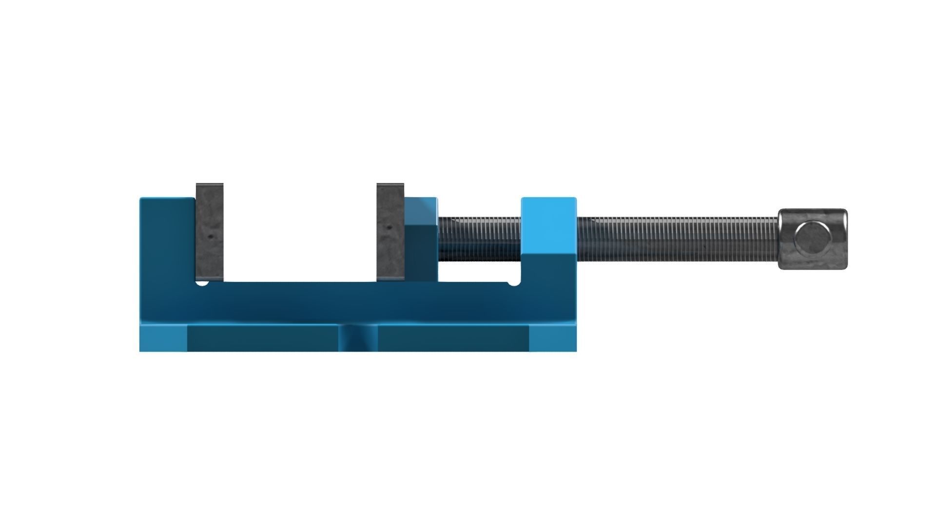Clamp vise Low-poly 3D model_5