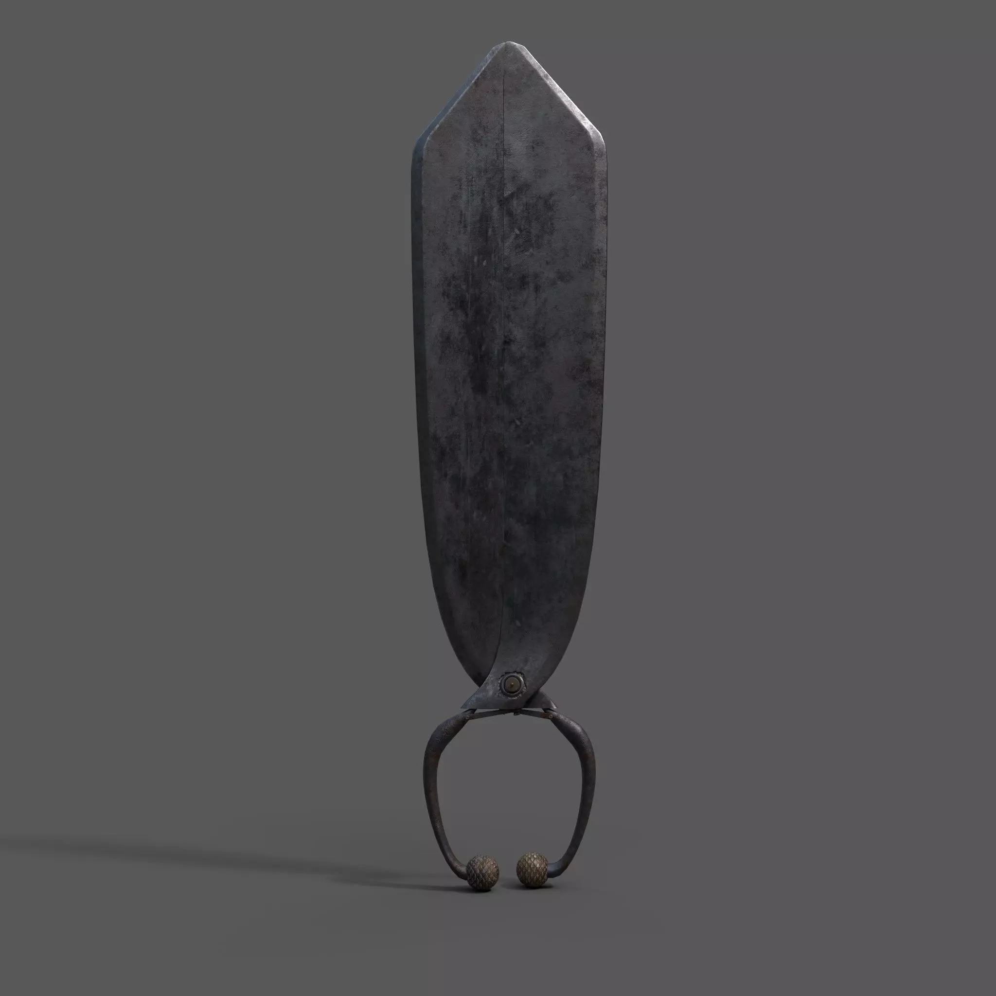 Unique Forged Scissors 3D model_0