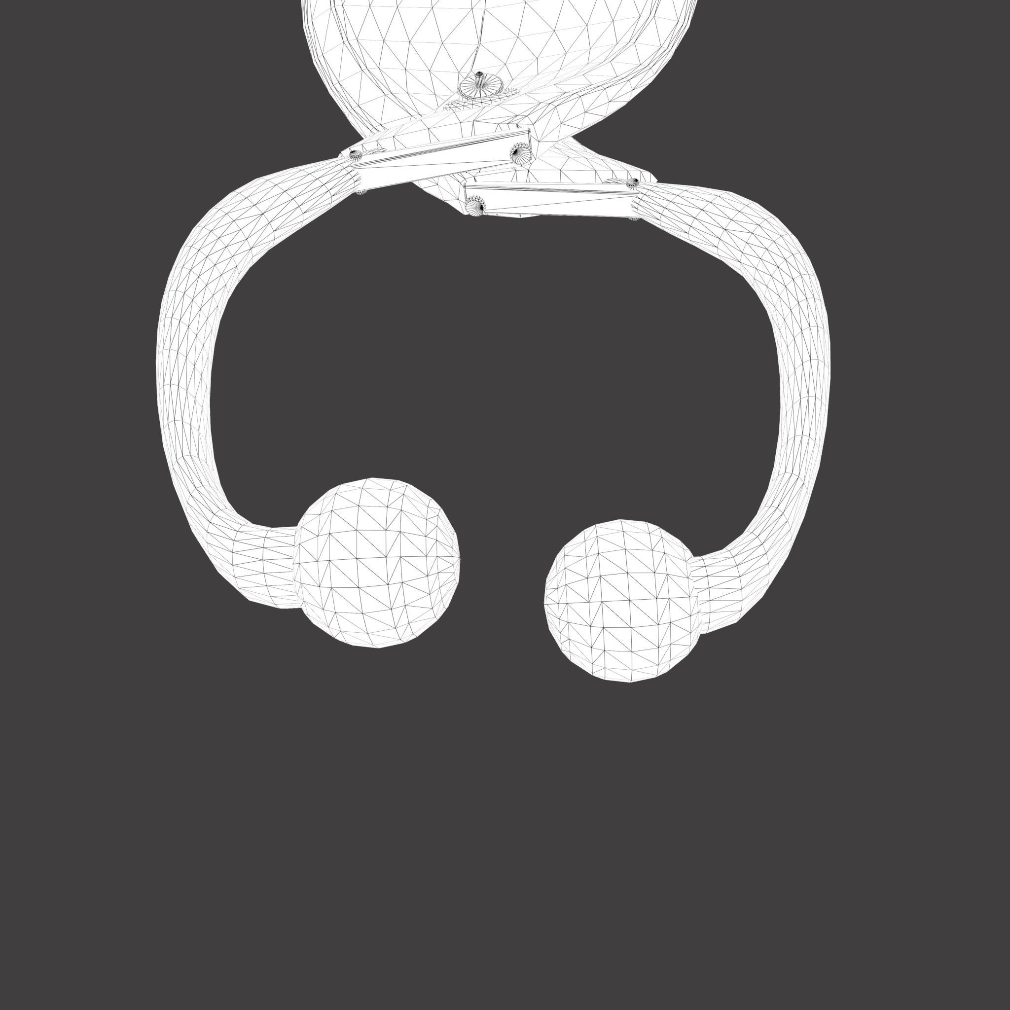 Unique Forged Scissors 3D model_41