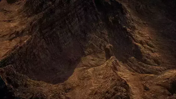 Mountain Range 09 3D model