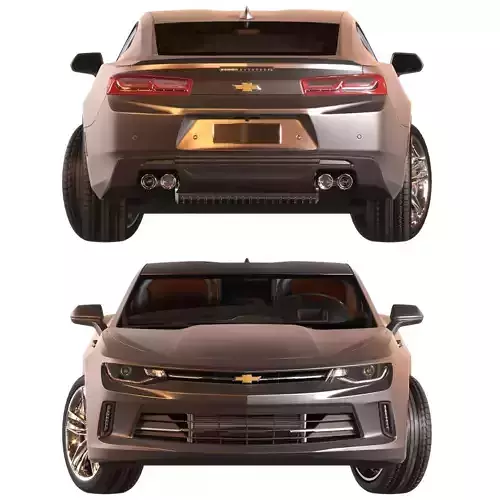 camaro chevrolet and its rear view