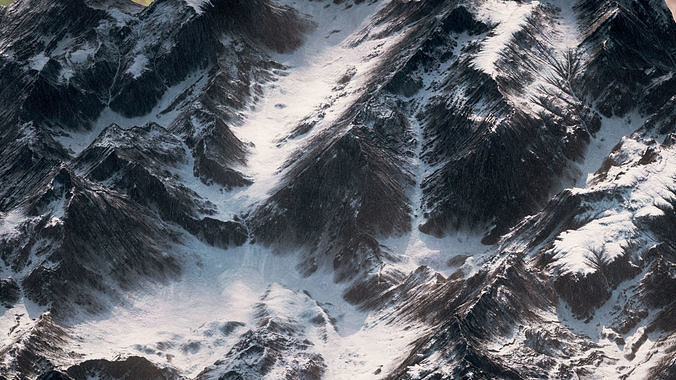 Mountain Range 02 3D model