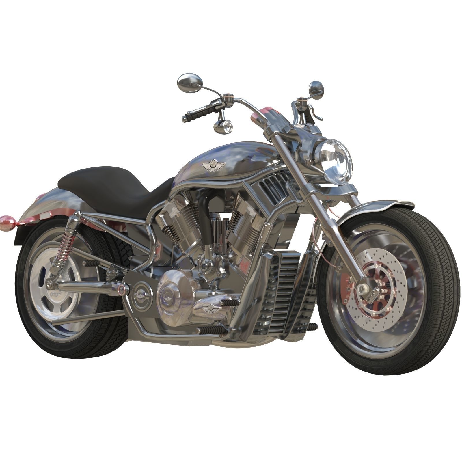harley davidson 3D model_2