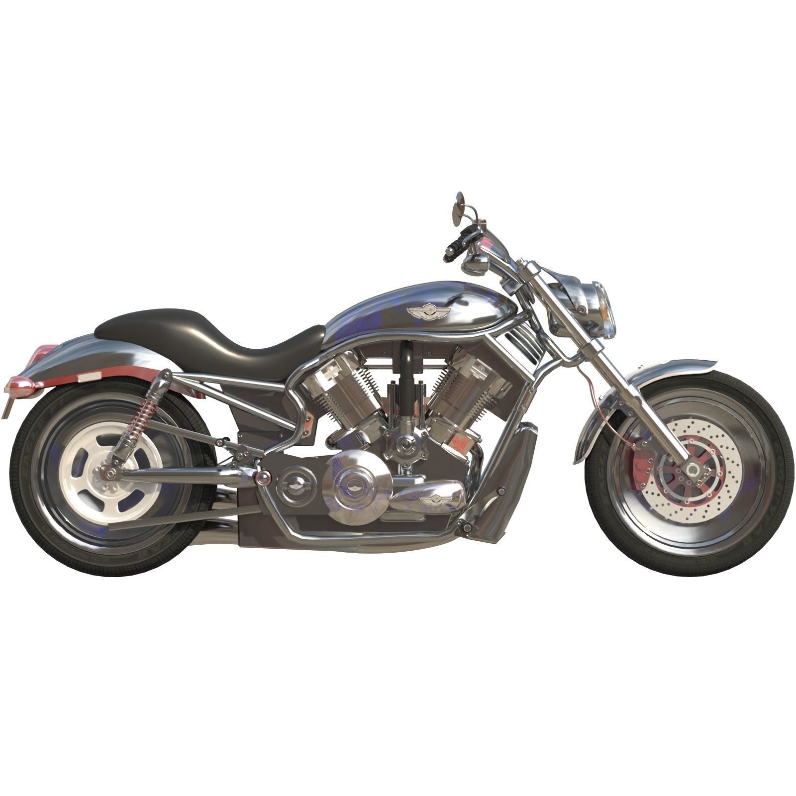 harley davidson 3D model_3