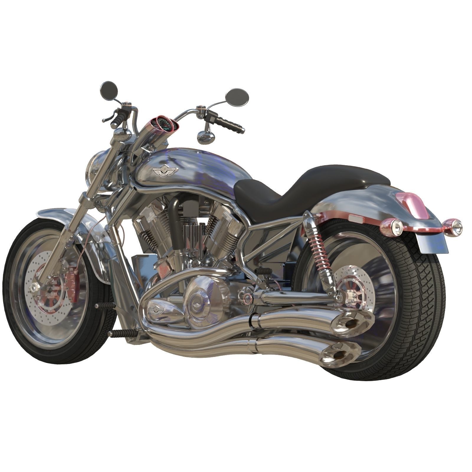 harley davidson 3D model_4