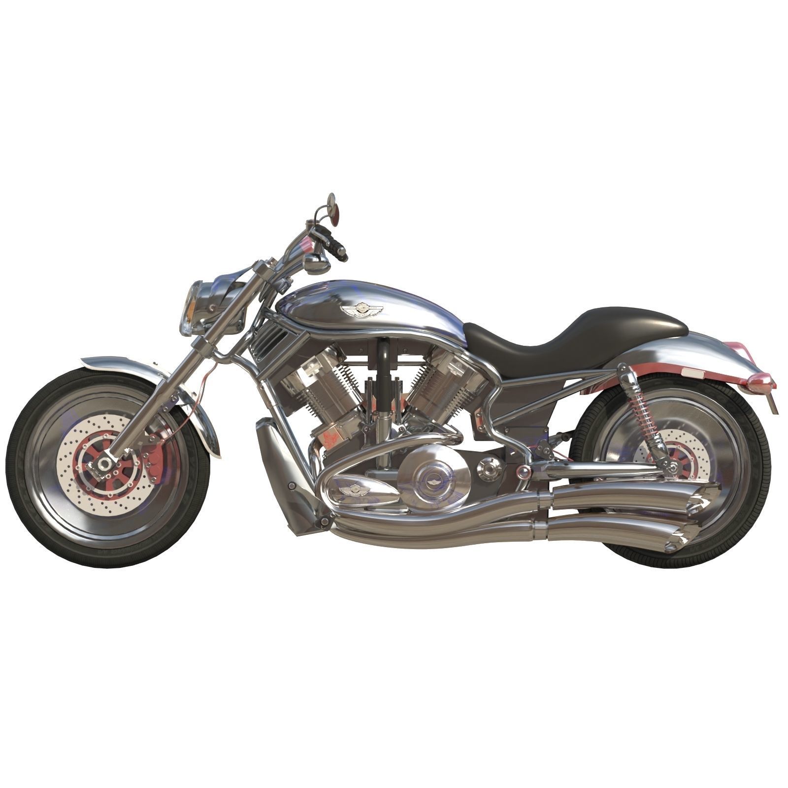 harley davidson 3D model_1