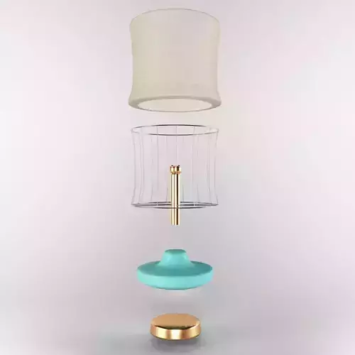 Modern lamp Free low-poly 3D model