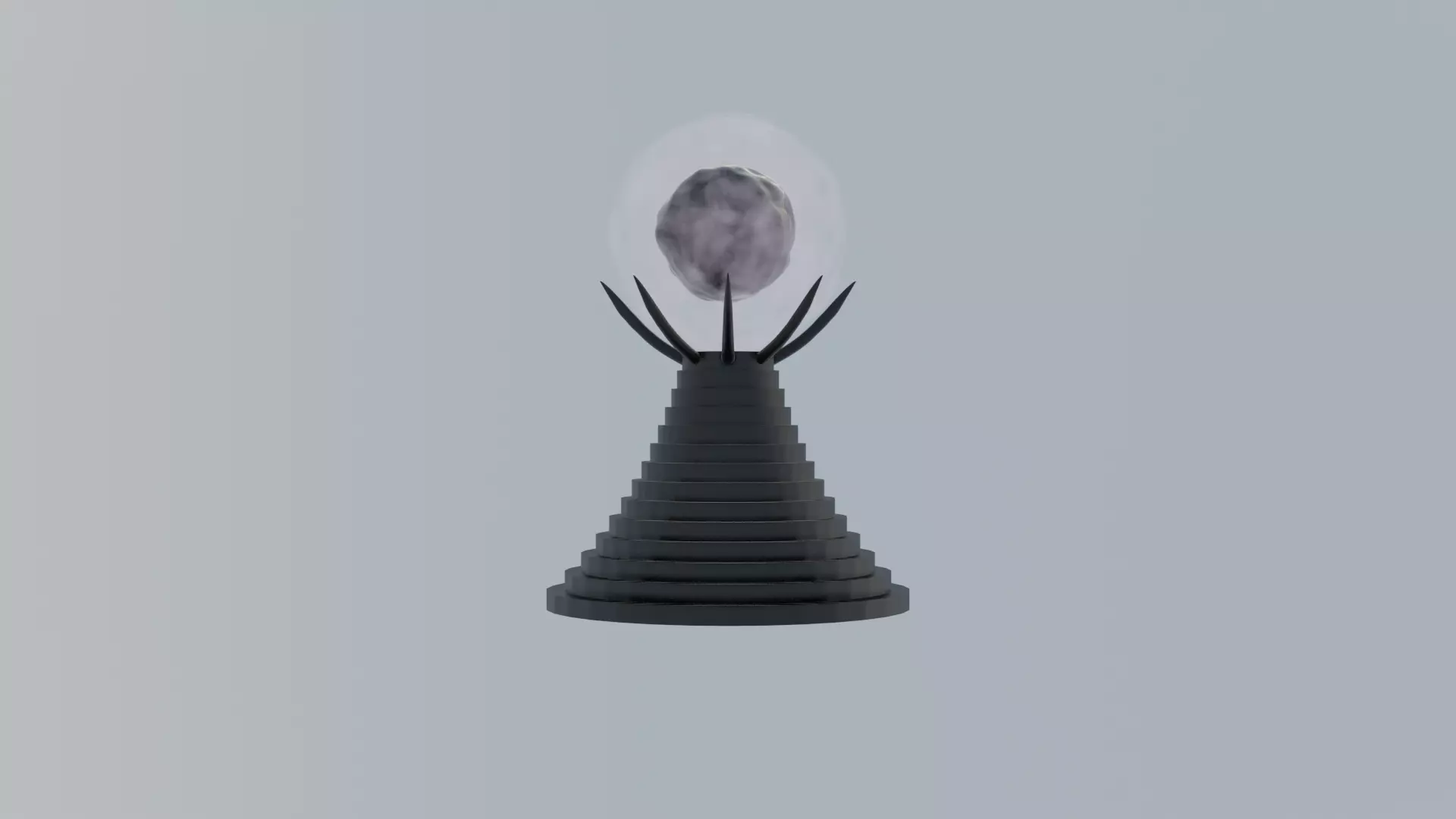 magical orb of mist 3D model_0