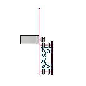 CNC Belt Driver Using C Aluminium Extrusion 3D print model