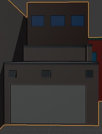 Low Poly City Buildings Low-poly 3D model_11