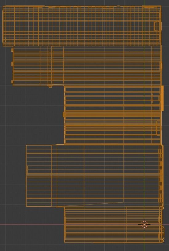 Low Poly City Buildings Low-poly 3D model_15