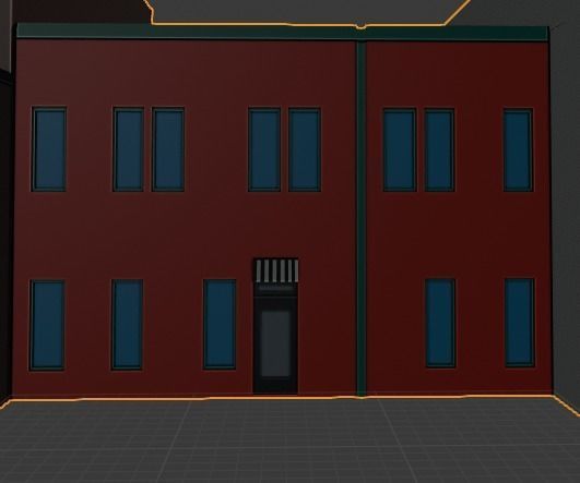 Low Poly City Buildings Low-poly 3D model_10