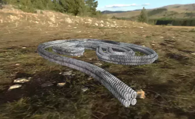 Old Rope - High Poly