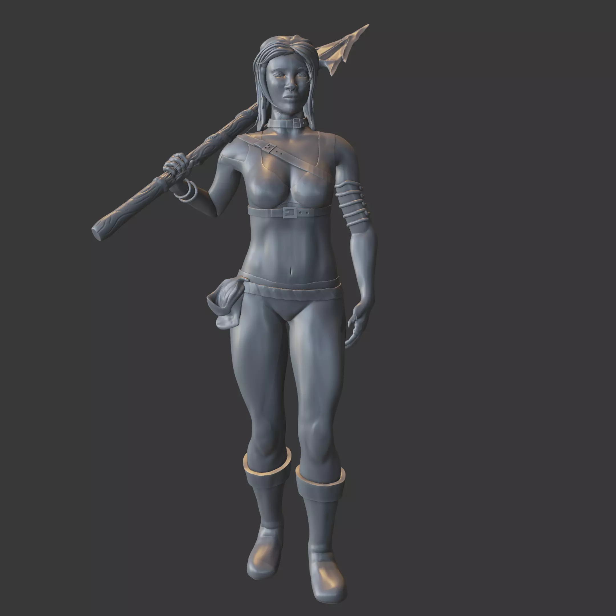 Pirate Queen 3D print model_0