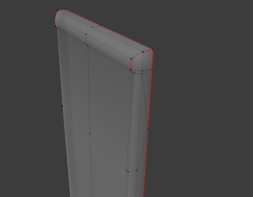 Metal Urinal Basin Low-Poly Version Low-poly 3D model_7