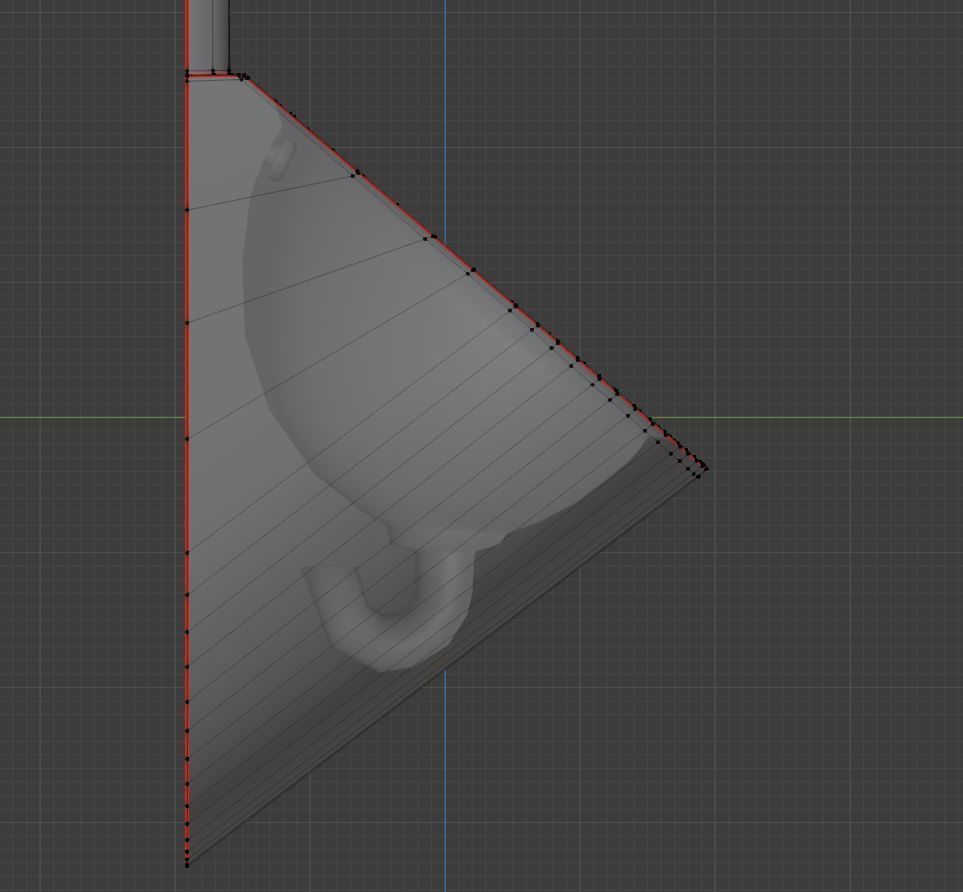 Metal Urinal Basin Low-Poly Version Low-poly 3D model_5