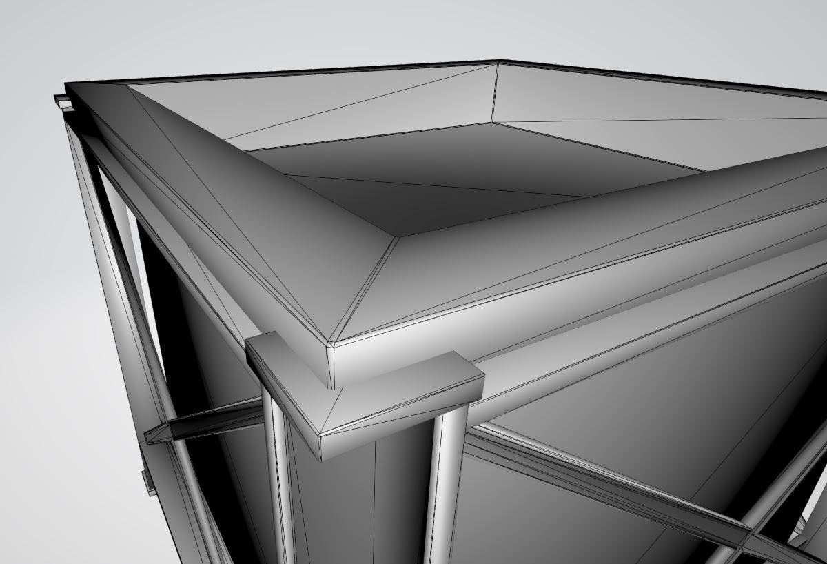 Flower Planter Version 2 Low-poly 3D model_4