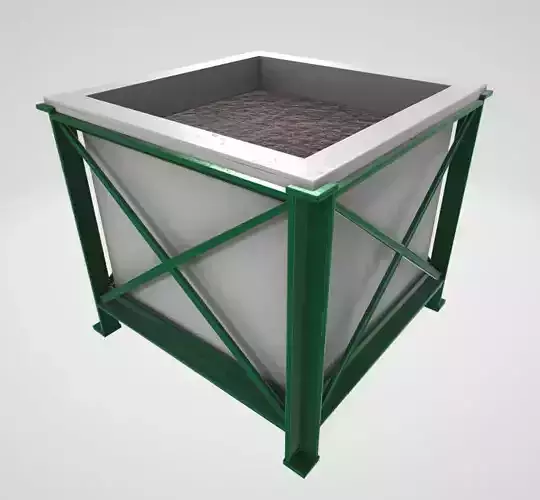 Flower Planter Version 2 Low-poly 3D model