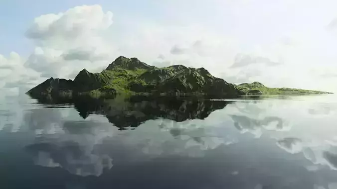 TERRAFORM Coastal 08 Low-poly 3D model