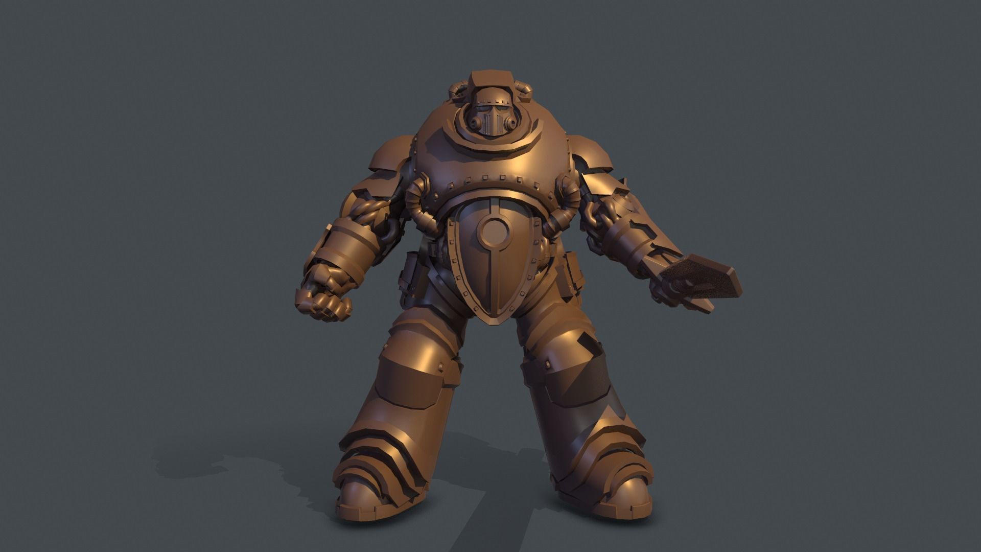 Cronus Pattern Power Armor 3D print model_7
