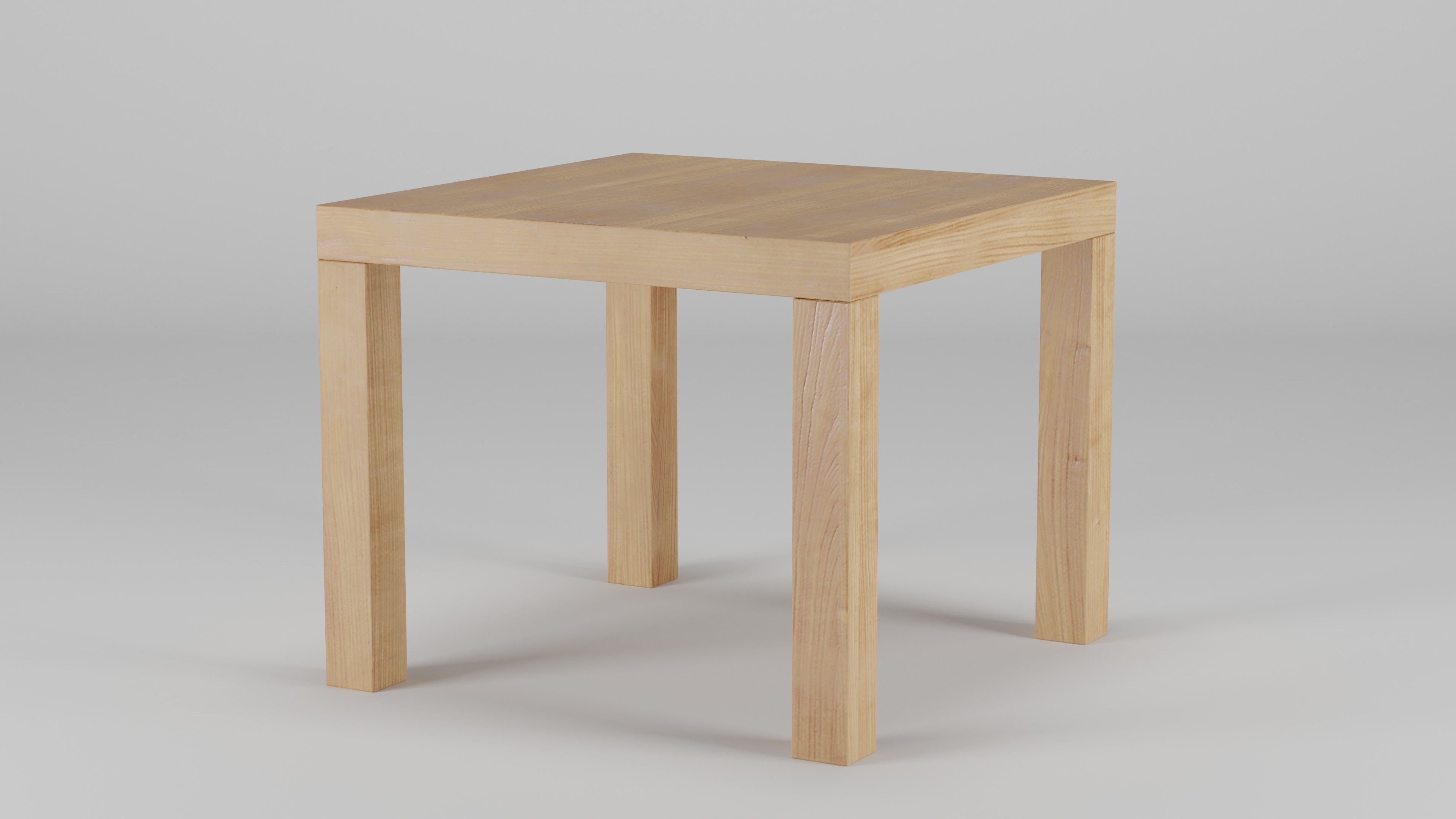 IKEA Lack Side Table 55x55x45 Free low-poly 3D model_2