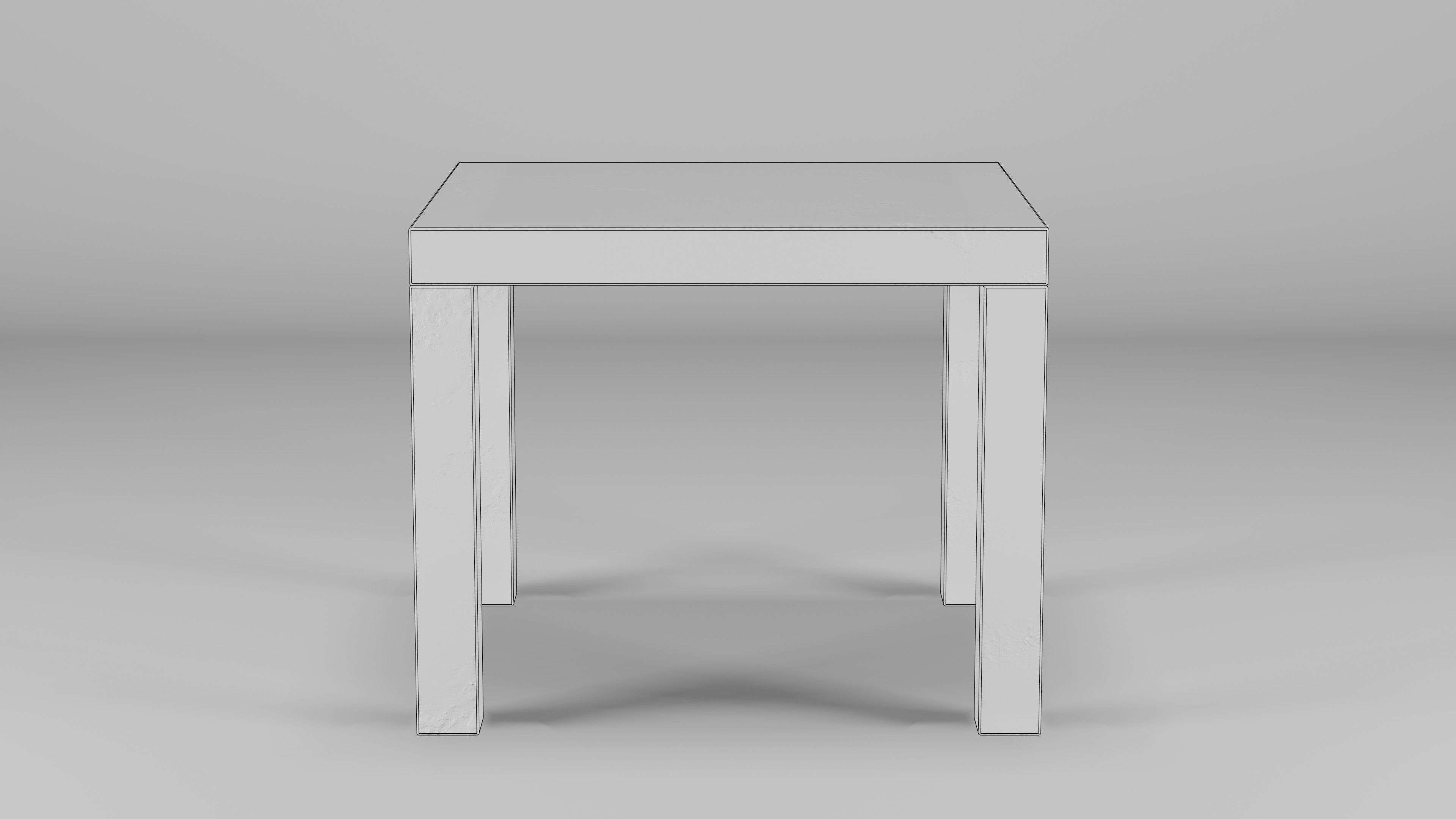 IKEA Lack Side Table 55x55x45 Free low-poly 3D model_4